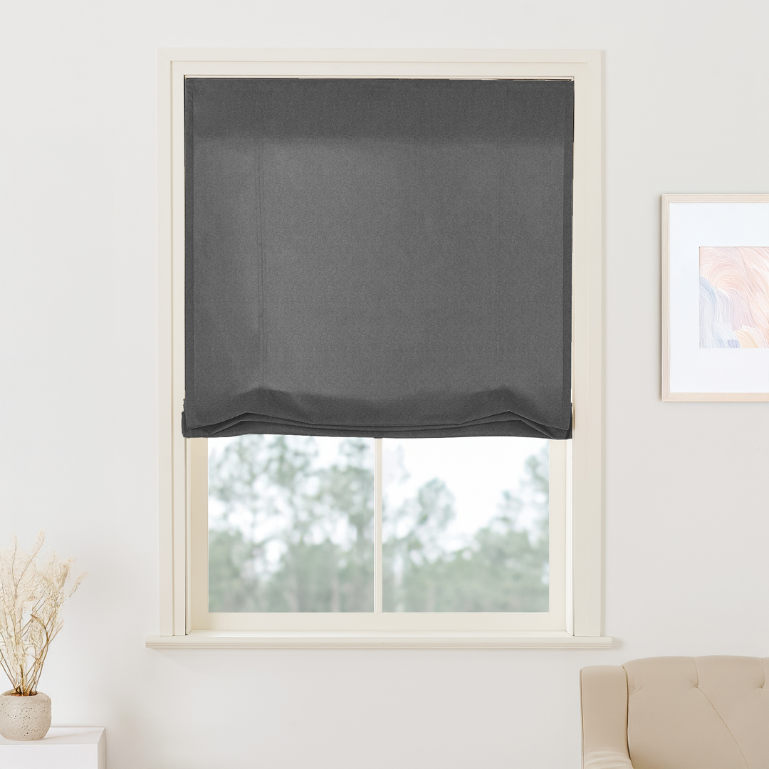 Maillard Velvet Roman Shades & Blinds | Swag