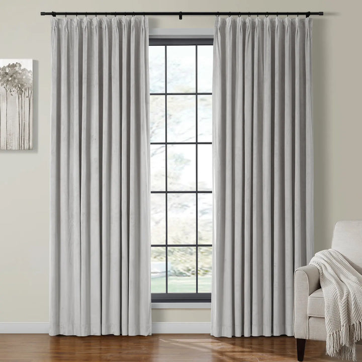 Maillard Velvet Curtains & Drapes Pleated