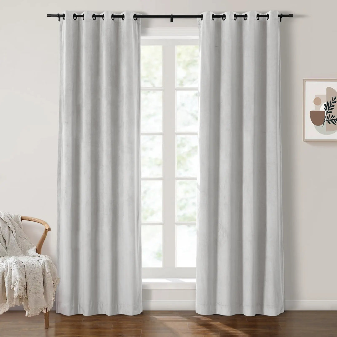 Maillard Velvet Curtains & Drapes Grommet