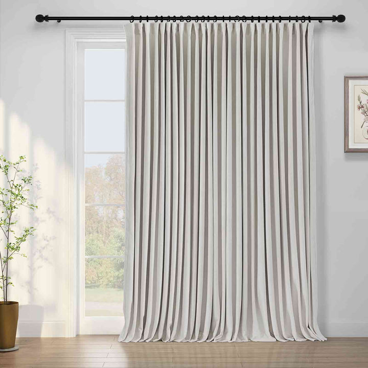 Maillard Velvet Curtains & Drapes Pleated