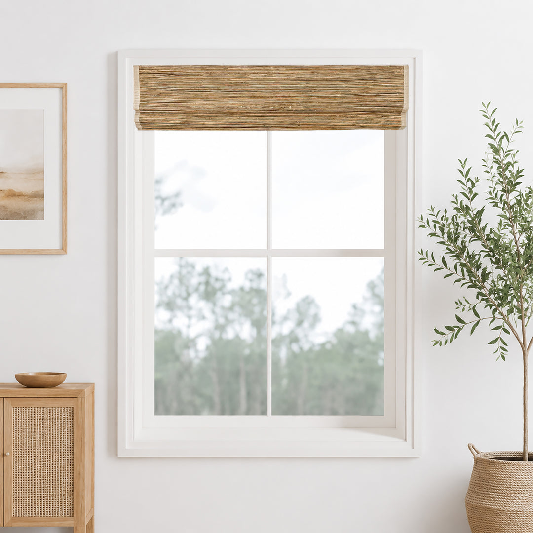 Ramie Woven Bamboo Blinds & Shades Top Down Bottom Up | Honeynut