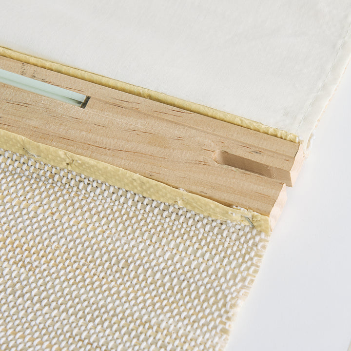 Ramie Woven Bamboo No-Drill Blinds & Shades | Ivory