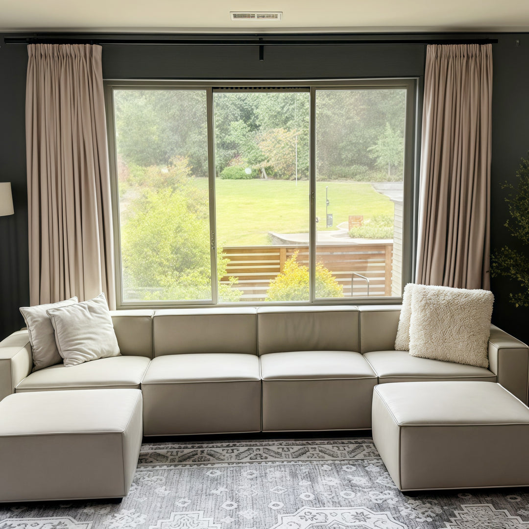 Lily Linen Curtains & Drapes Pleated