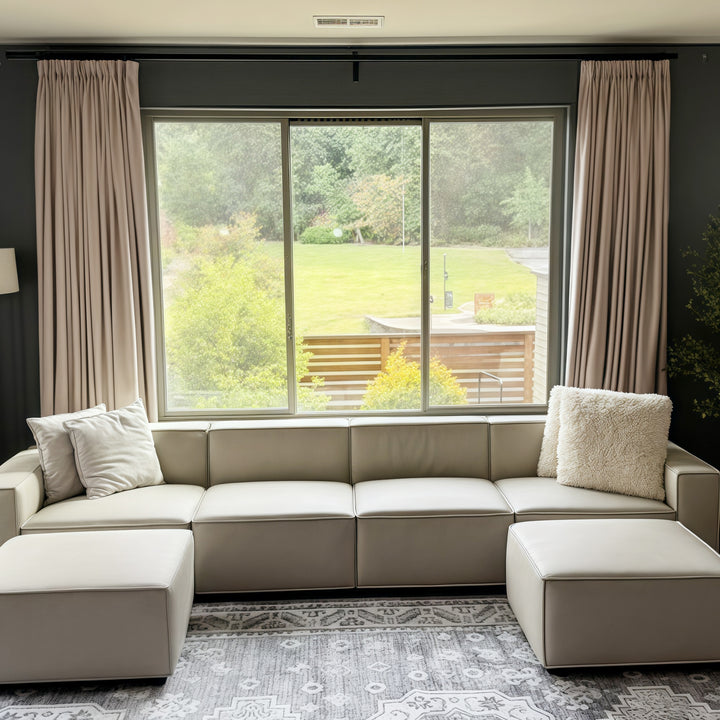 Lily Linen Curtains & Drapes Pleated