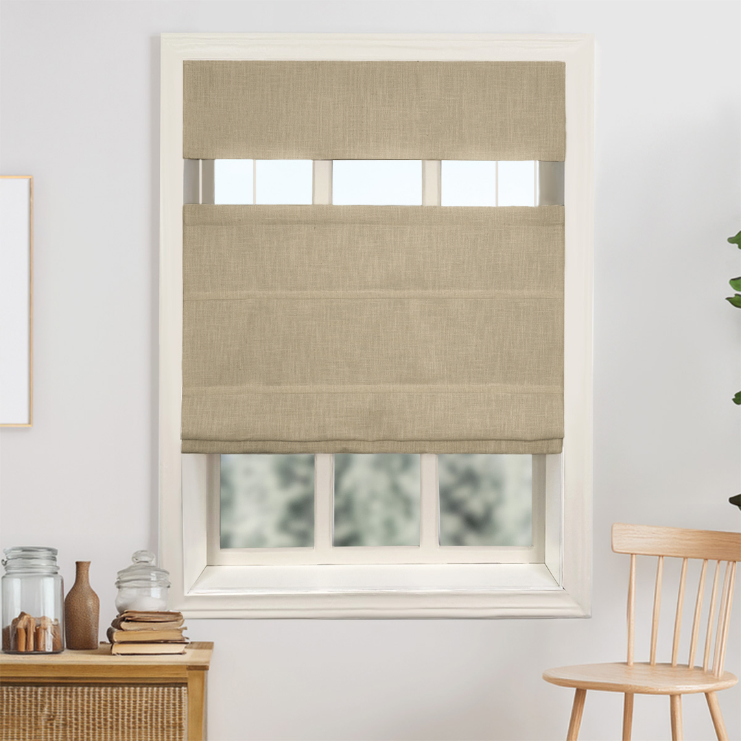 Bella Cotton Roman Shades & Blinds | Top Down Bottom Up