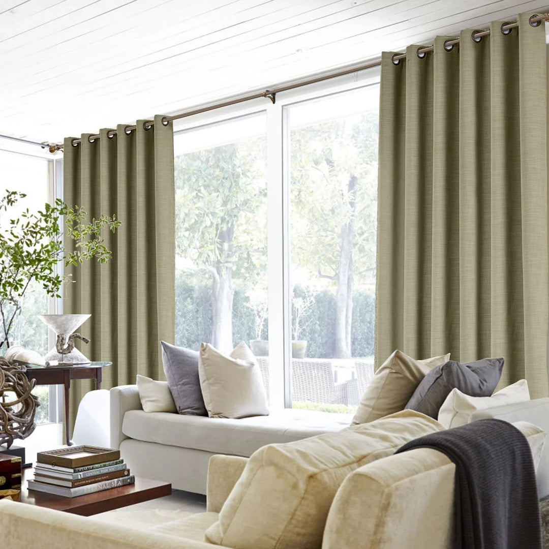 Lily Linen Curtains & Drapes Grommet