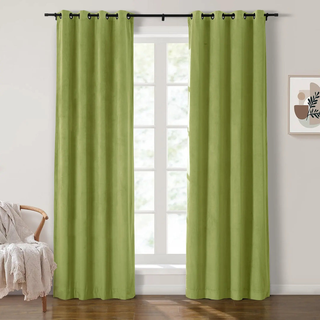 Maillard Velvet Curtains & Drapes Grommet