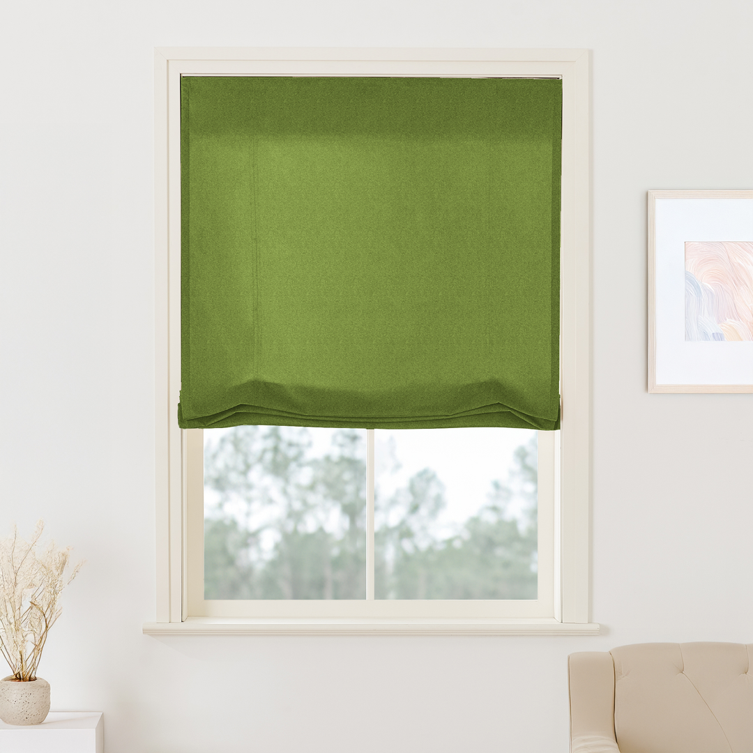 Maillard Velvet Roman Shades & Blinds | Swag