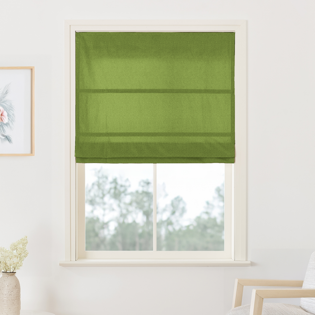 Maillard Velvet No-Drill Roman Shades & Blinds | Fold