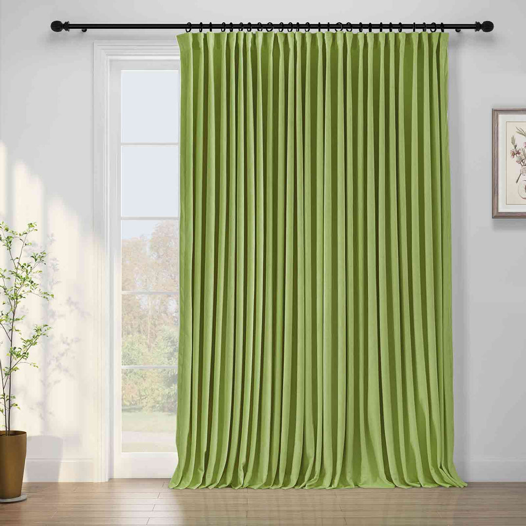 Maillard Velvet Curtains & Drapes Pleated