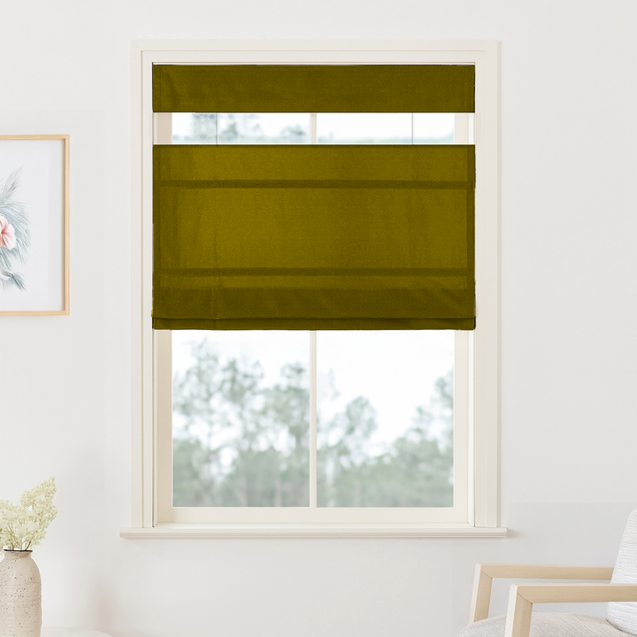 Maillard Velvet Roman Shades & Blinds | Top Down Bottom Up