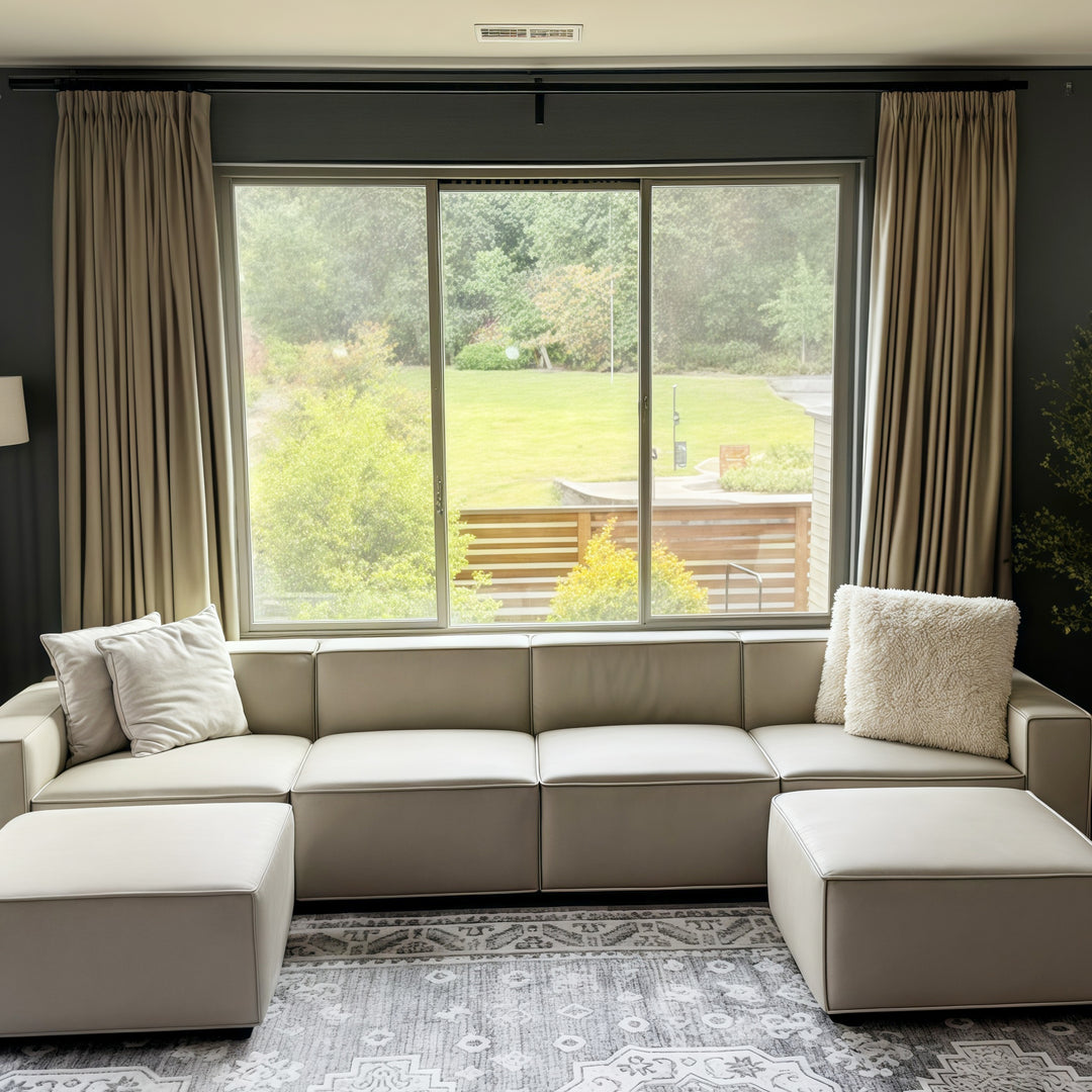 Lily Linen Curtains & Drapes Pleated