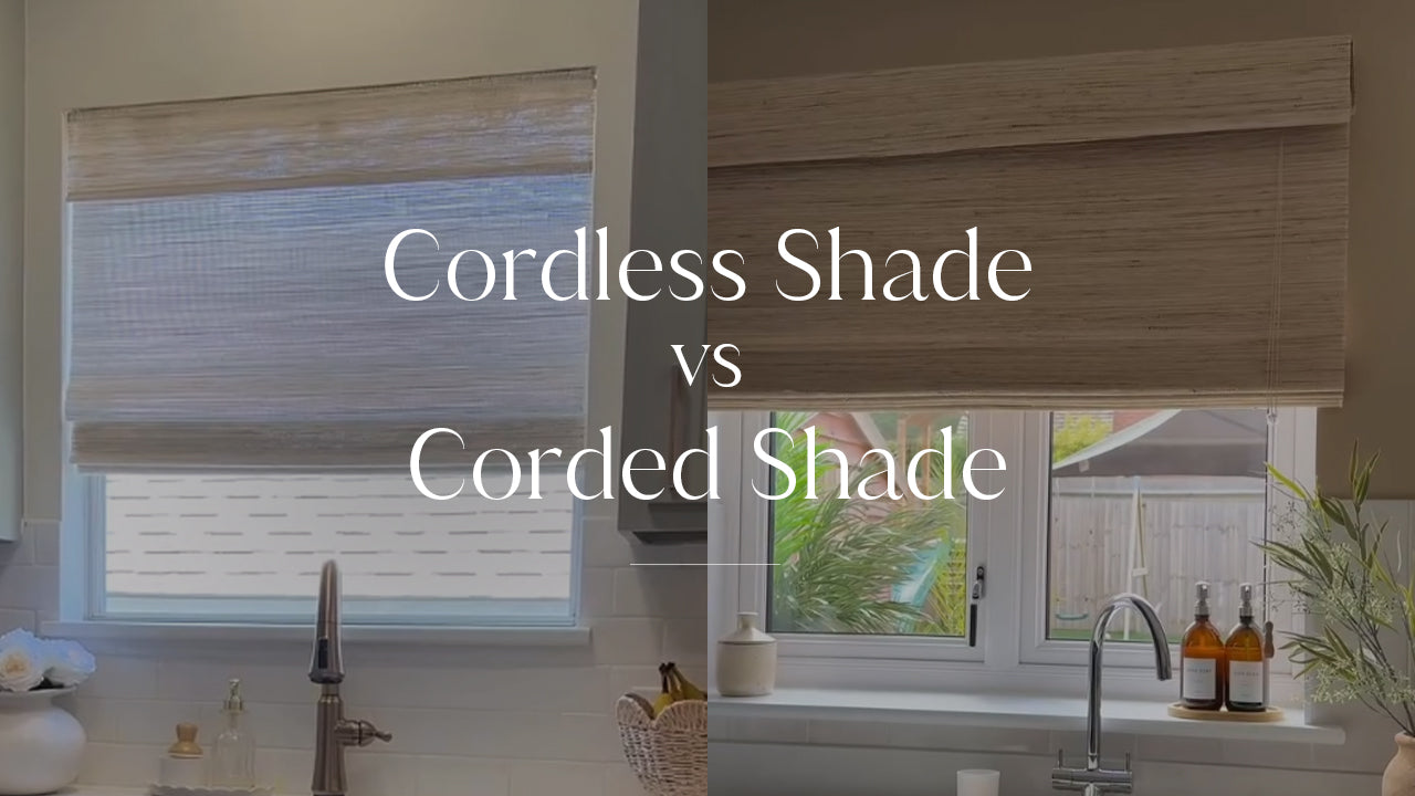 Cordless shades vs Corded shades | How to Use Corded Shades