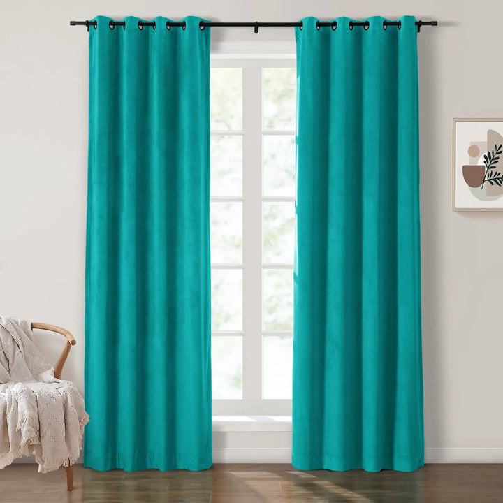 Maillard Velvet Curtains & Drapes Grommet