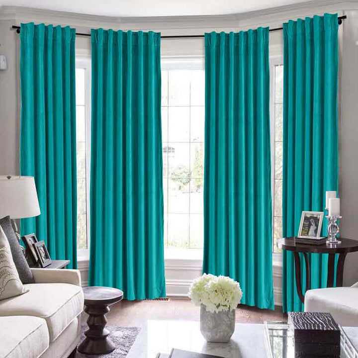 Maillard Velvet Curtains & Drapes Soft Top