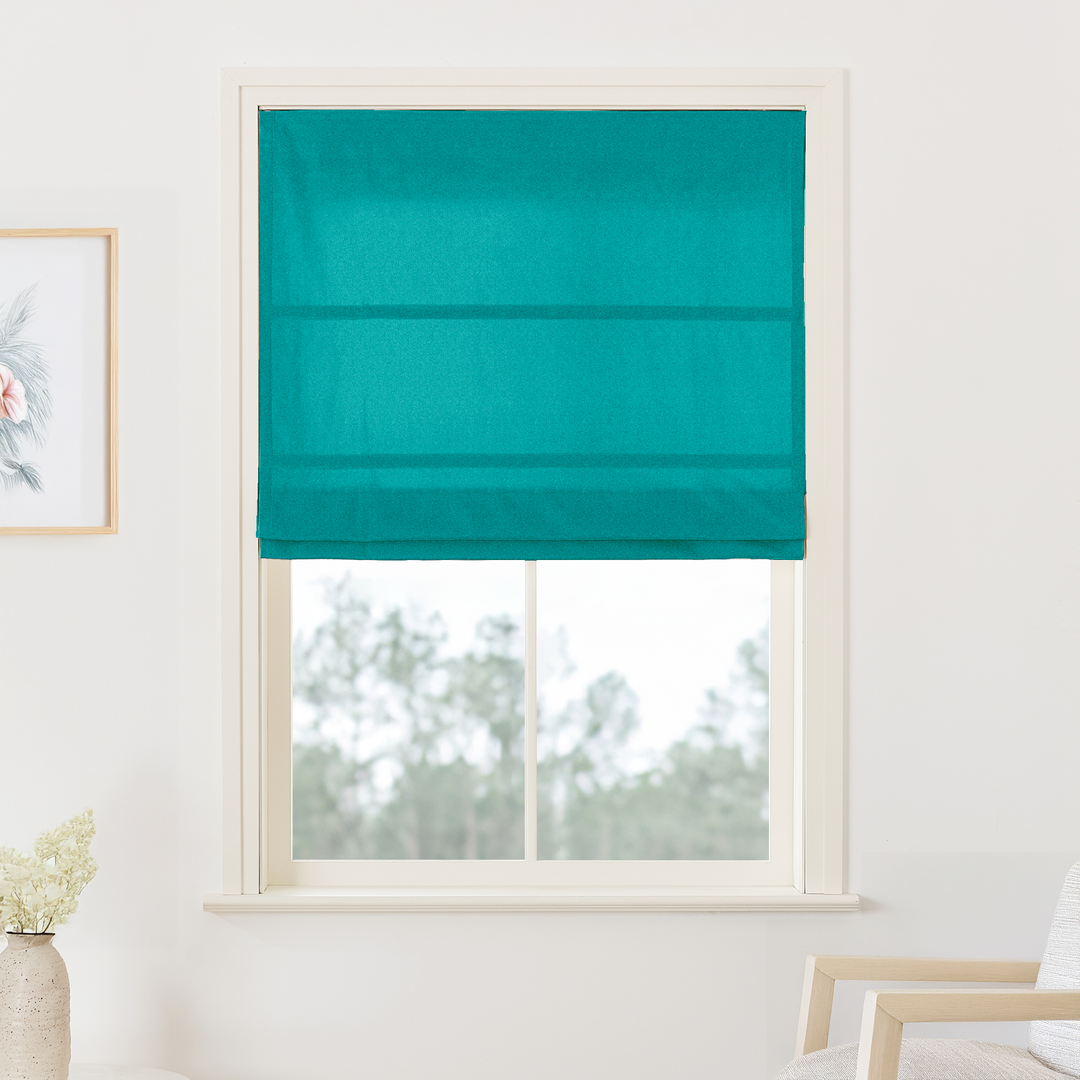 Maillard Velvet No-Drill Roman Shades & Blinds | Fold