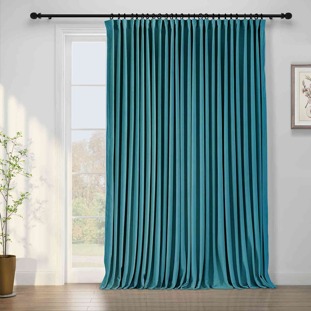 Maillard Velvet Curtains & Drapes Pleated