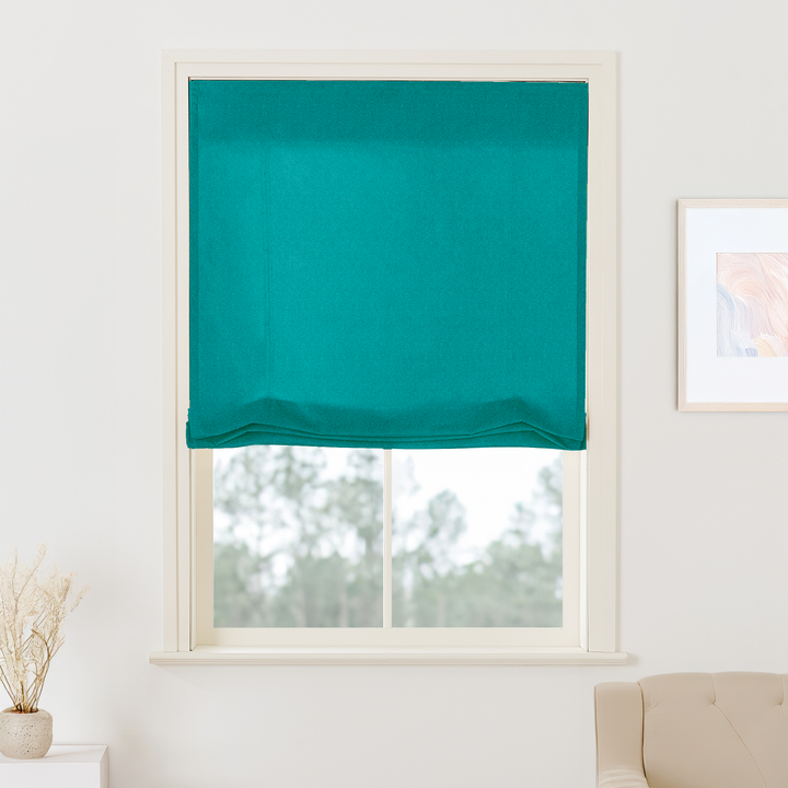 Maillard Velvet Roman Shades & Blinds | Swag