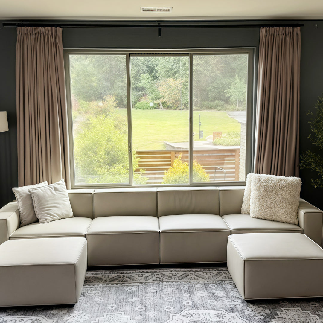 Lily Linen Curtains & Drapes Pleated