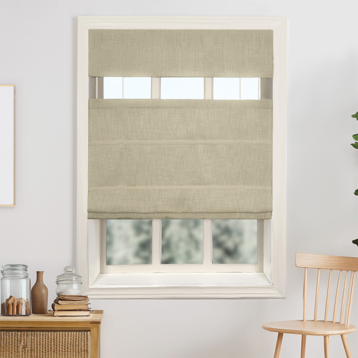 Bella Cotton Roman Shades & Blinds | Top Down Bottom Up