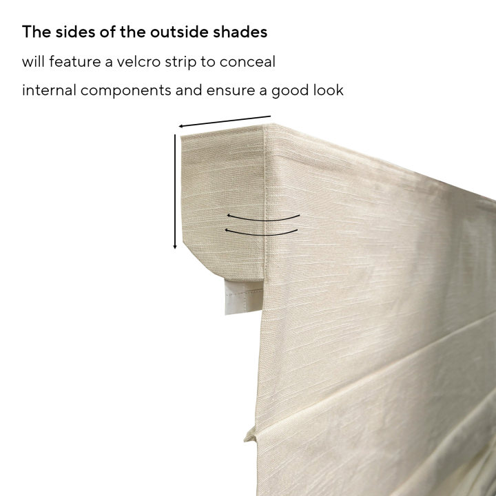 Annie Blackout Roman Shades & Blinds