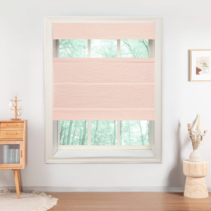 Annie Blackout Flame Retardant Roman Shades & Blinds | Top Down Bottom Up
