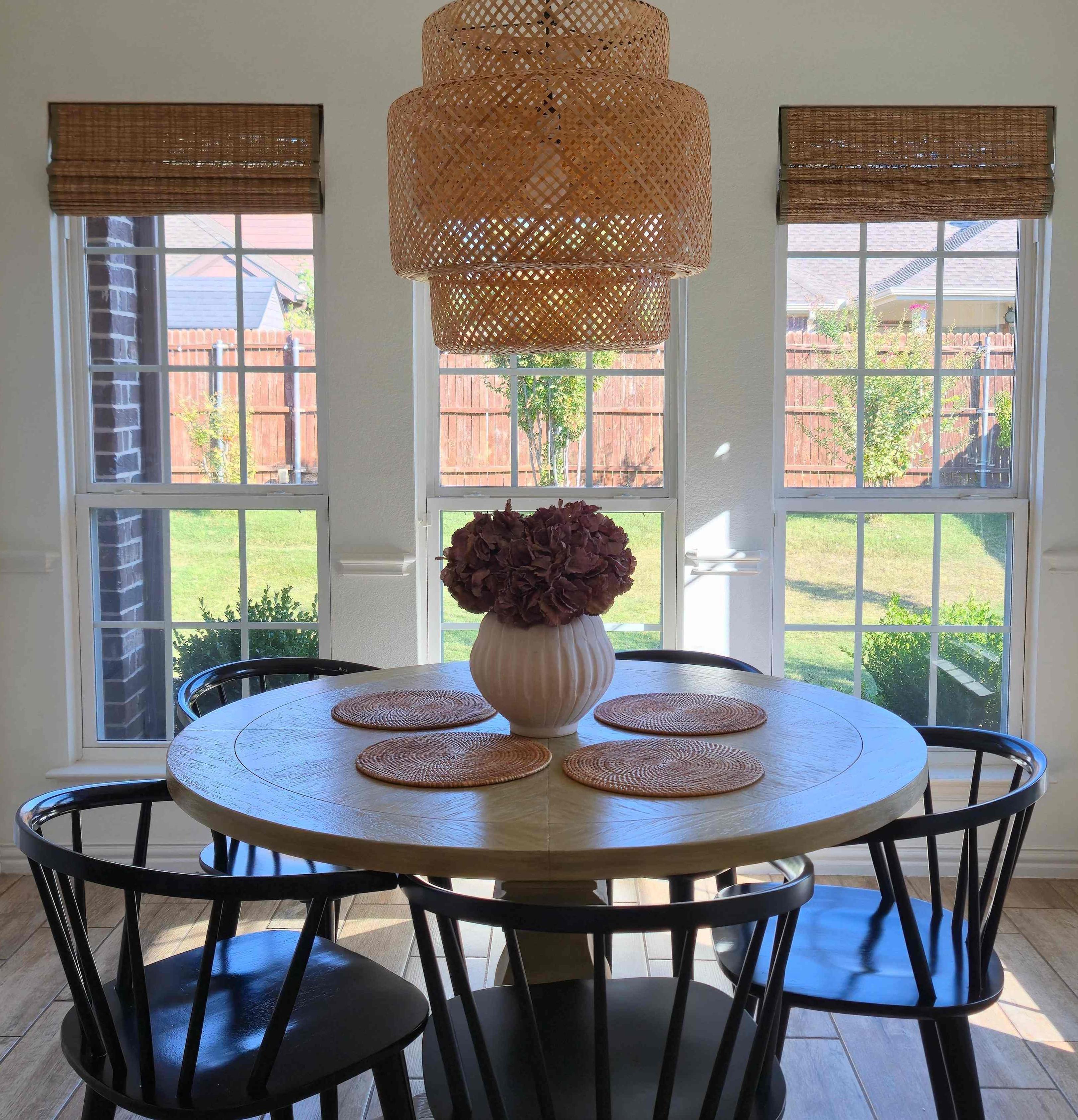 Ramie Woven Bamboo Blinds & Shades Cinnamon