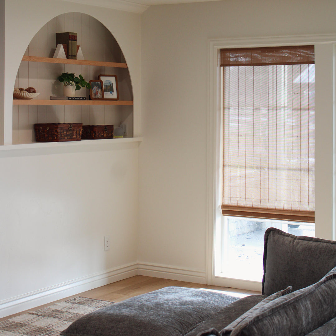 Nomi Woven Bamboo Blinds & Shades | Light Brown