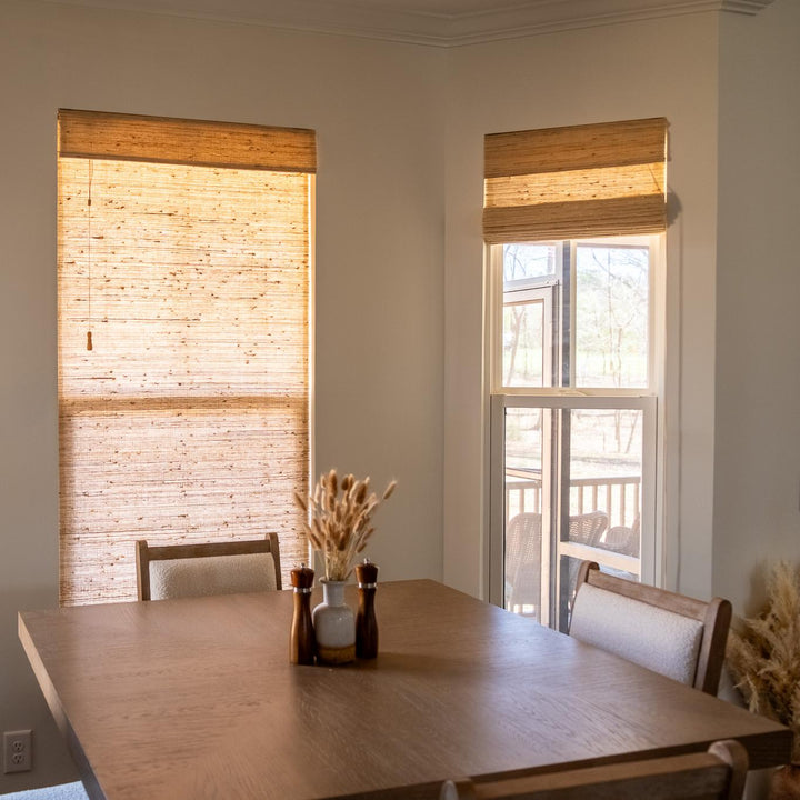Ramie Woven Bamboo Blinds & Shades | Beige