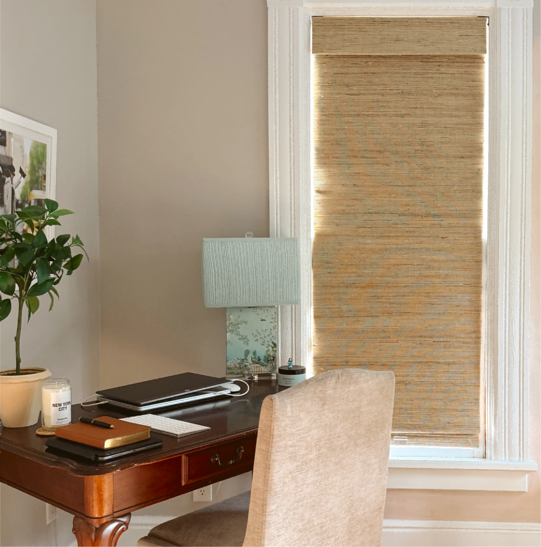 Ramie Woven Bamboo Blinds & Shades | Beige