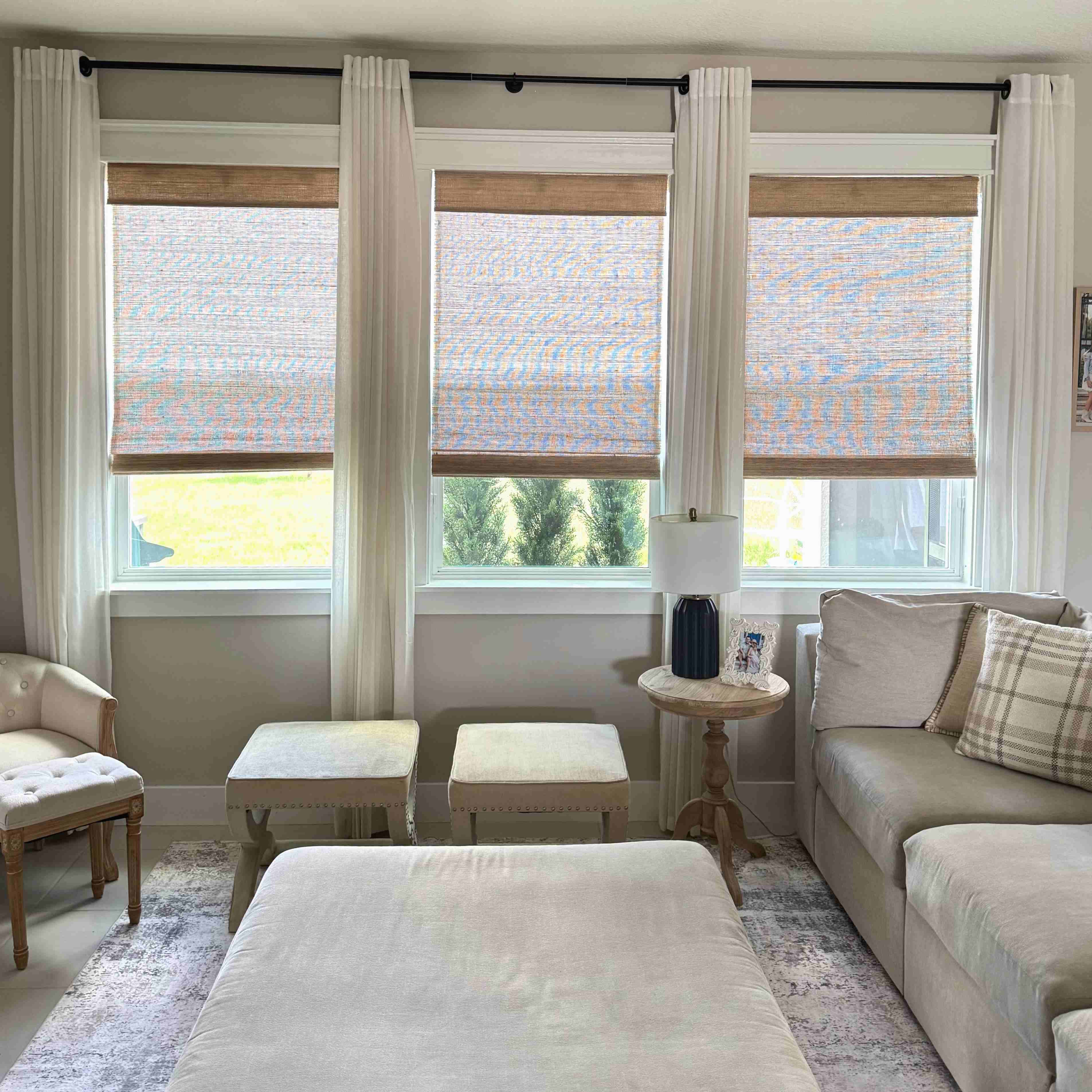 Ramie Woven Bamboo Blinds & Shades Coconut