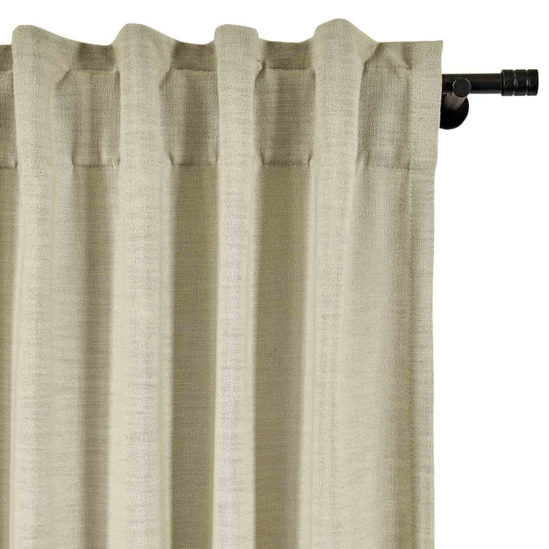 Bella Cotton Blend Curtains & Drapes Soft Top