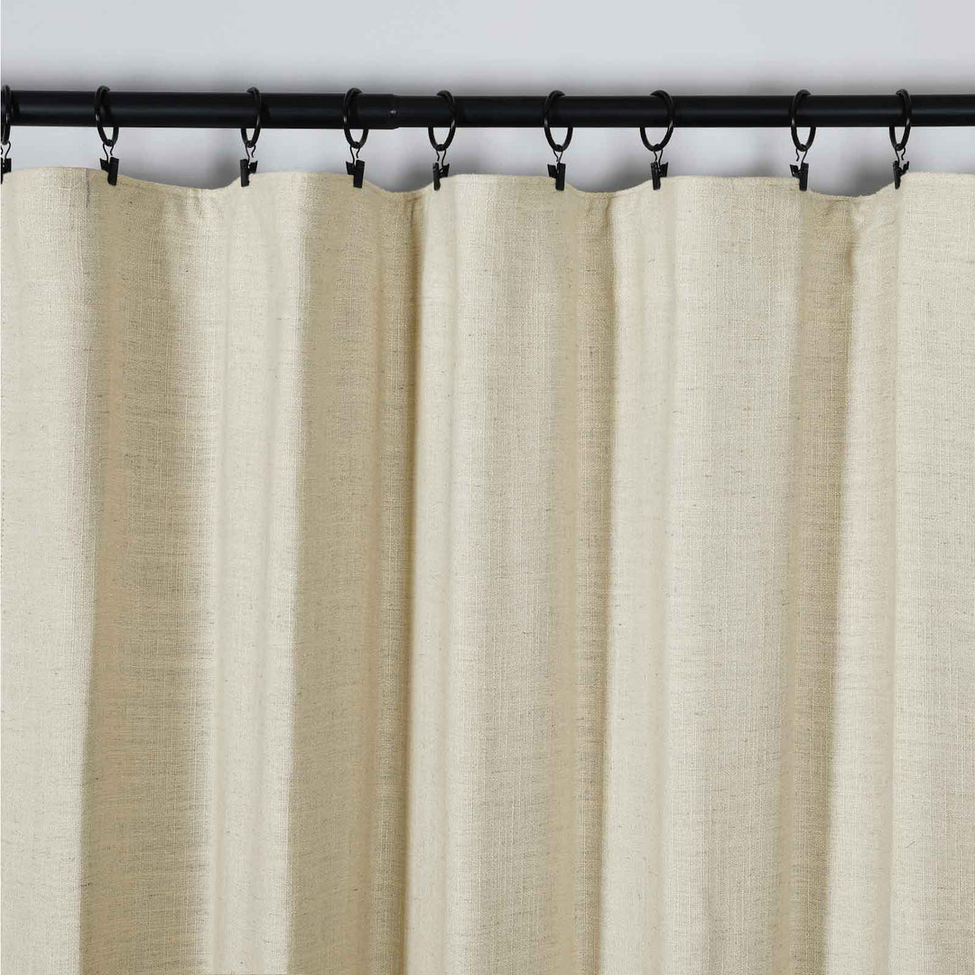 Kelly Linen Blend Curtains & Drapes Soft Top