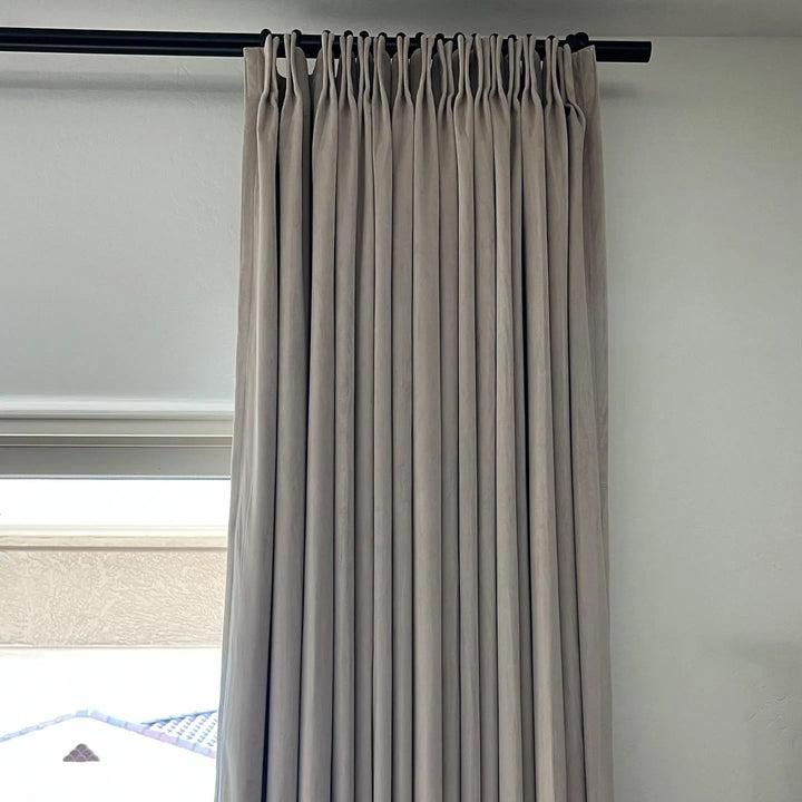 Maillard Velvet Curtains & Drapes Pleated