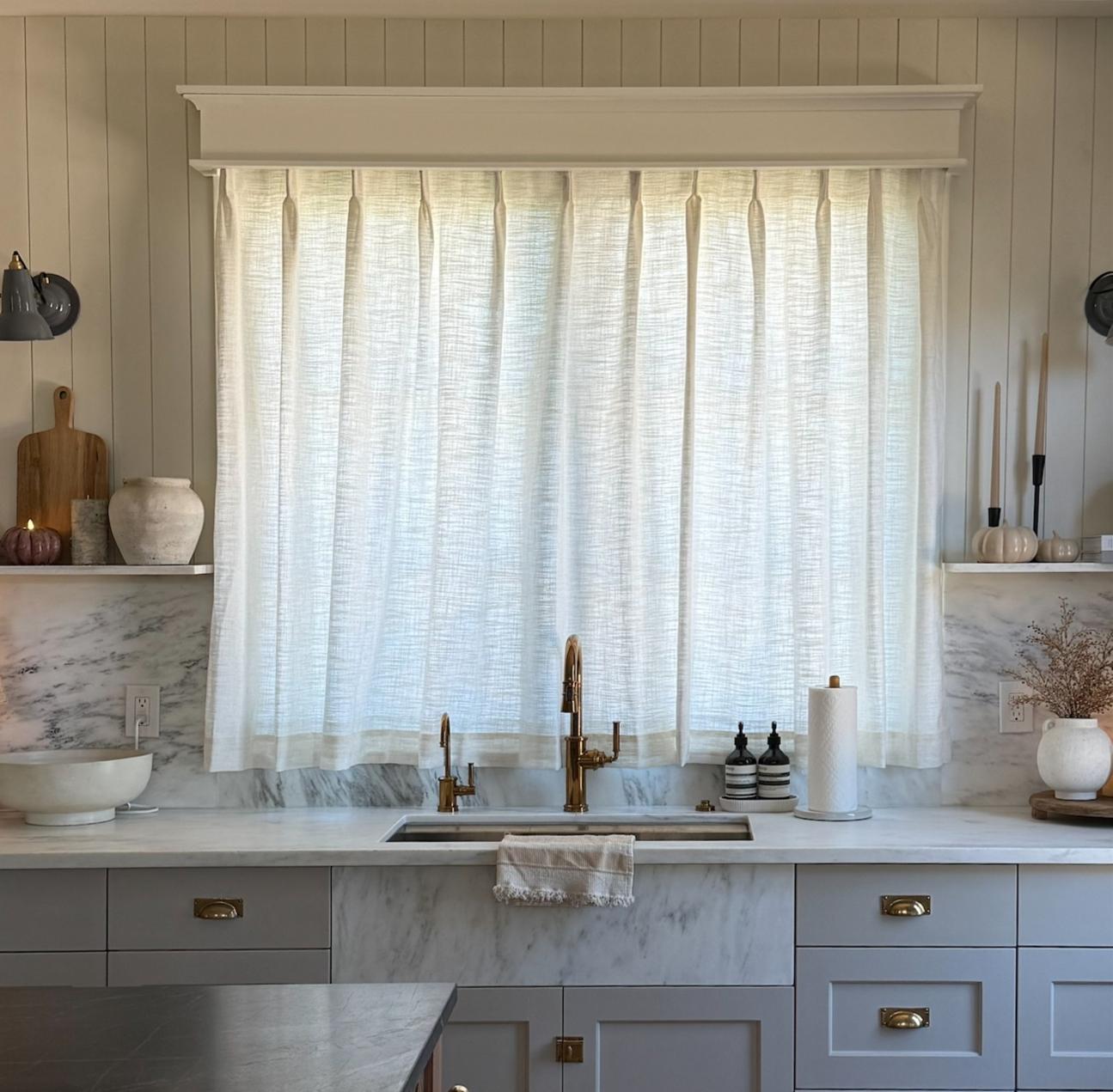 Lily Linen Cafe Curtains