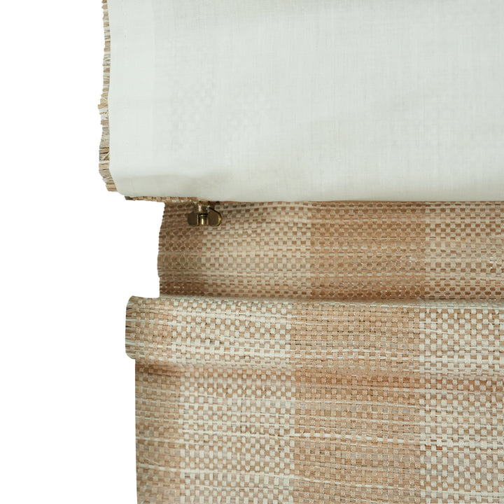 Reed Stripe Bamboo Blinds & Shades | Top Down Bottom Up - Wooden Headrail