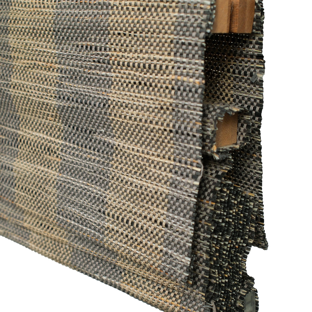 Reed Stripe Bamboo Blinds & Shades | Top Down Bottom Up - Wooden Headrail