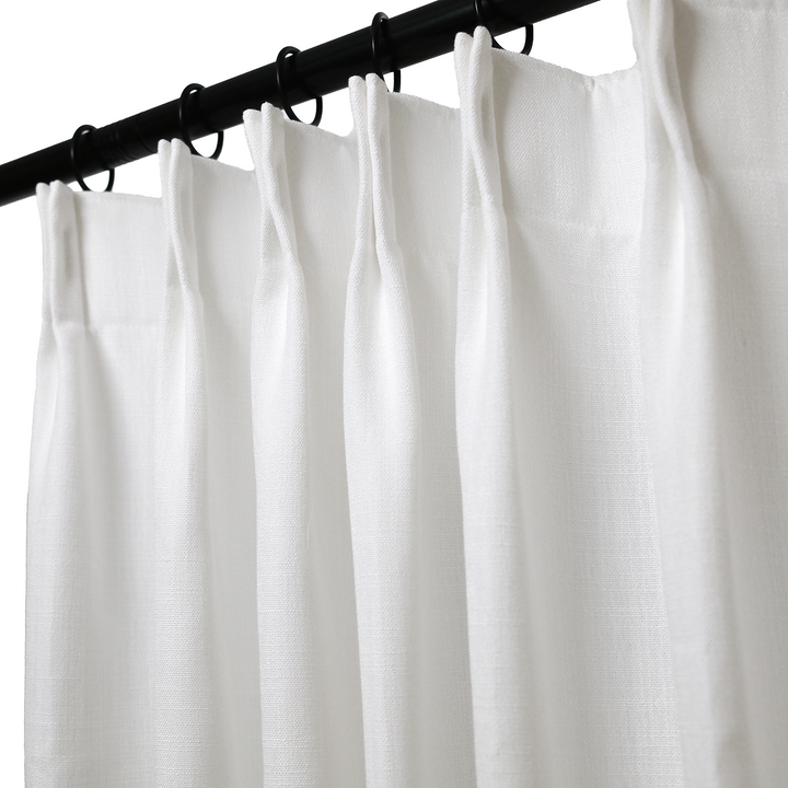 Lily Linen Curtains & Drapes Pleated