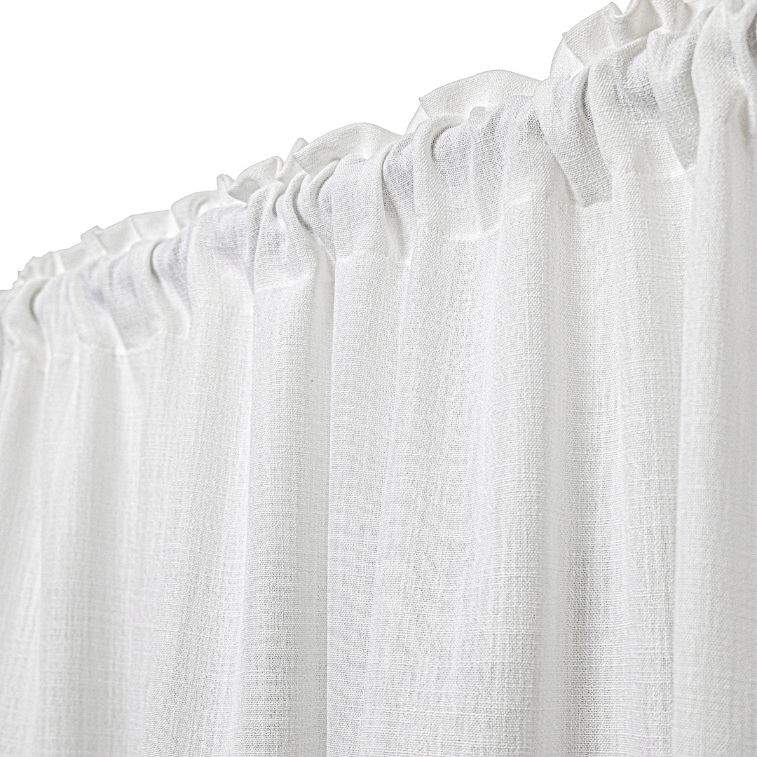 Kelly Linen Blend Curtains & Drapes Soft Top