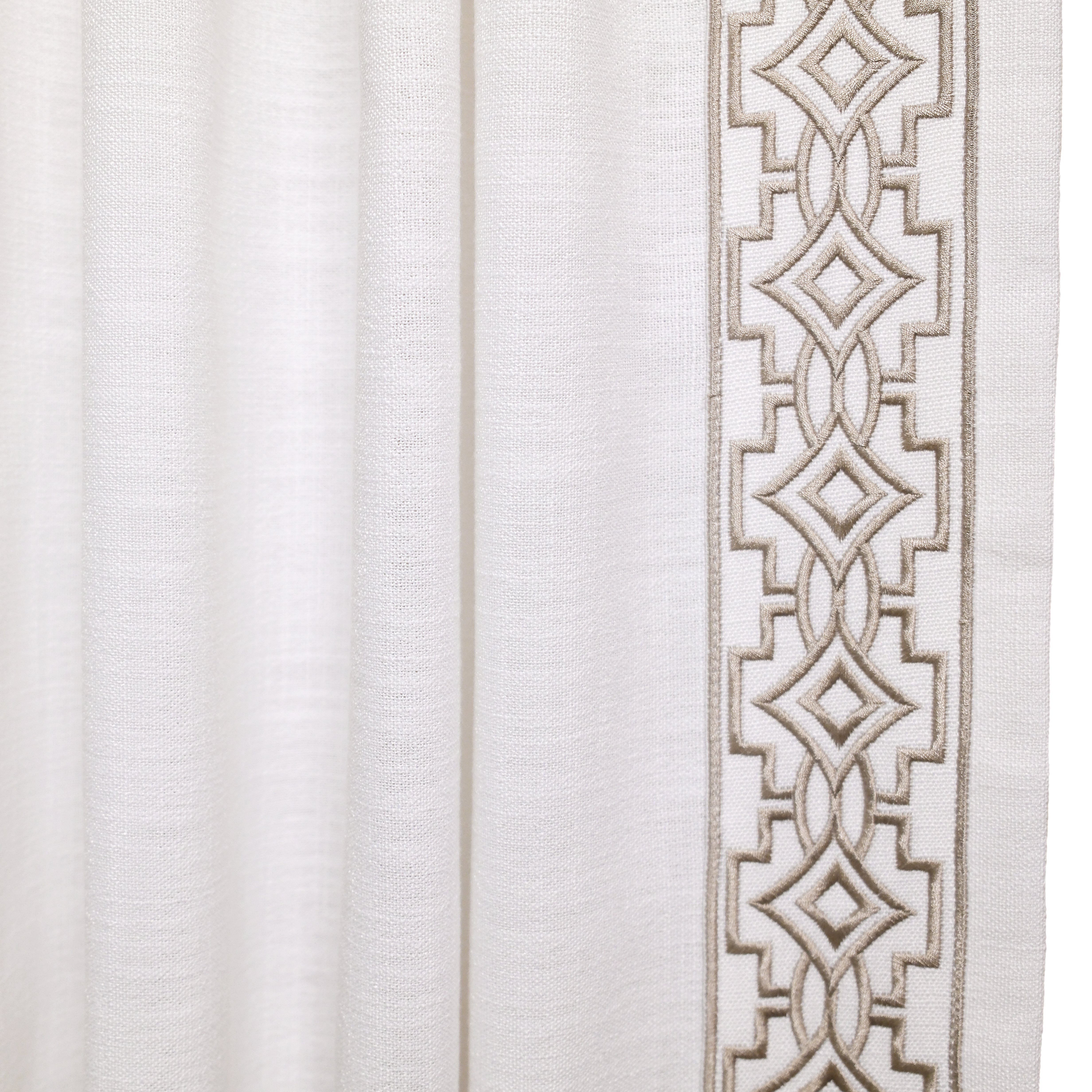 Curtains with Trim Border