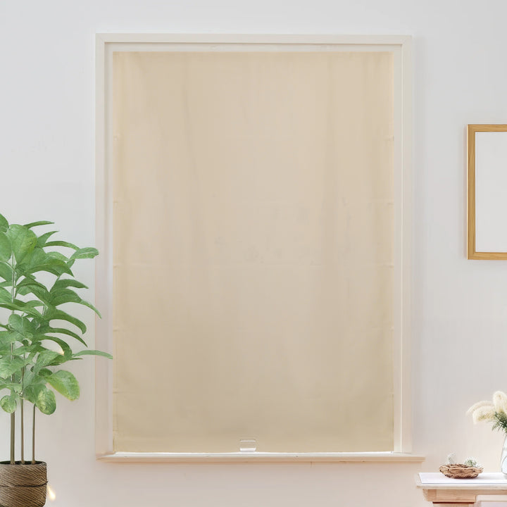 Vista Cotton Physical Blackout Roman Shades & Blinds