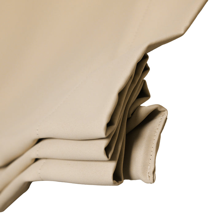 Vista Cotton Physical Blackout Roman Shades & Blinds | Relaxed