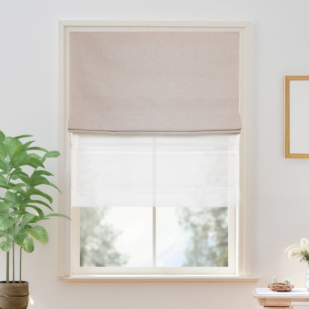 Custom Cordless Roman Shades & Blinds | Day Night
