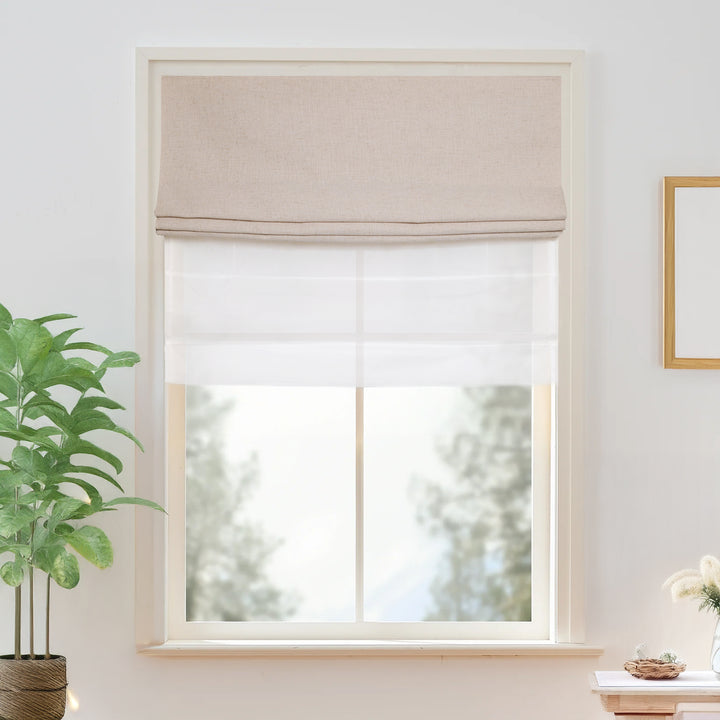 Custom Cordless Roman Shades & Blinds | Day Night
