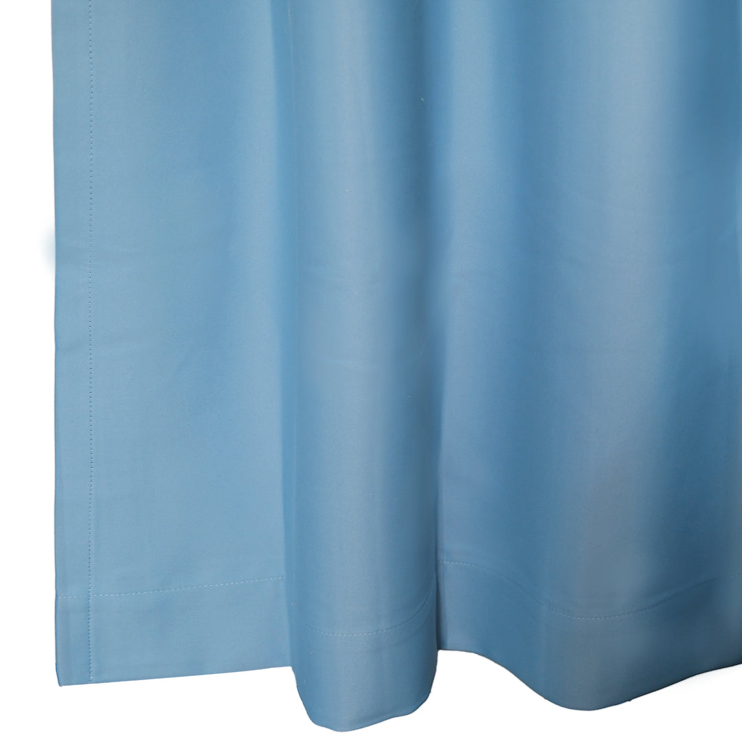 Vista Cotton Blend Physical Blackout Curtains Ripple Fold