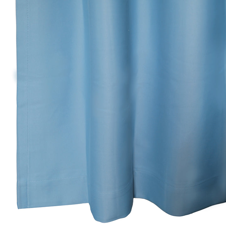 Vista Cotton Blend Physical Blackout Curtains Ripple Fold