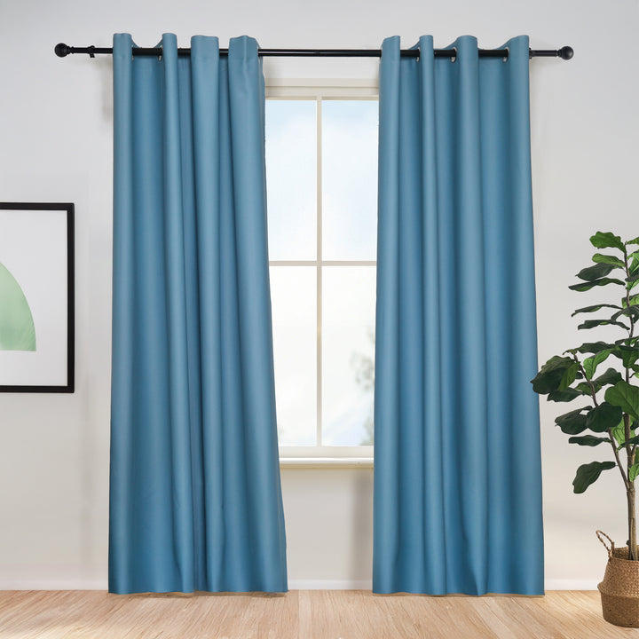 Vista Cotton Blend Physical Blackout Curtains Grommet