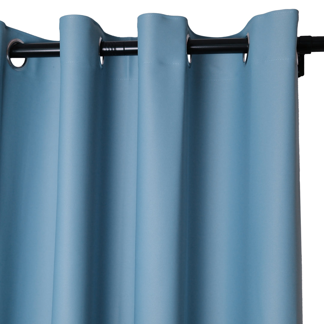 Vista Cotton Blend Physical Blackout Curtains Grommet