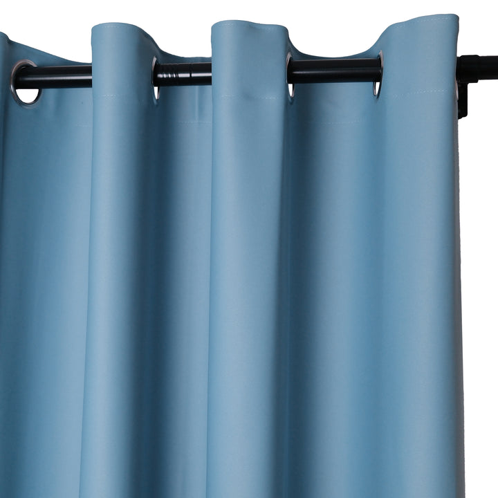 Vista Cotton Blend Physical Blackout Curtains Grommet