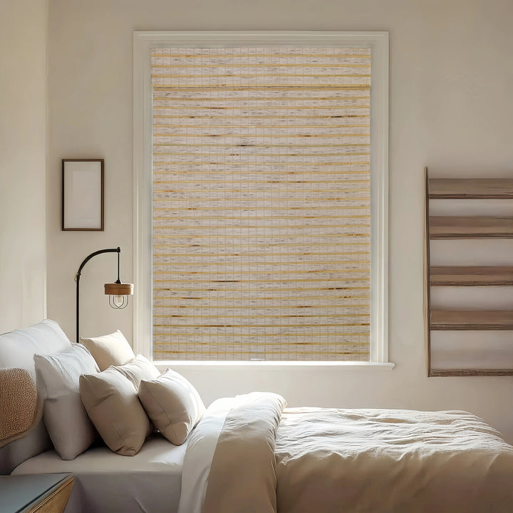 Hazel Bamboo Blinds & Shades Top Down Bottom Up | Warm Beige